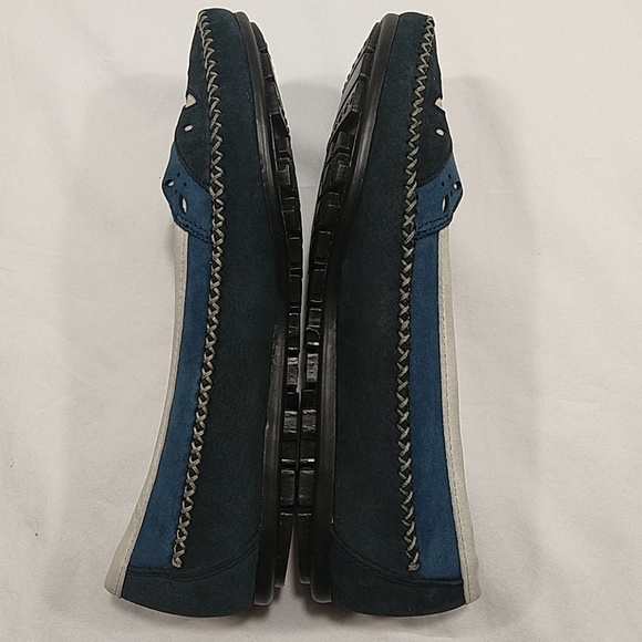 Hush Puppies Women's Shoes Blue Leather Size 8.5 - Picture 7 of 8